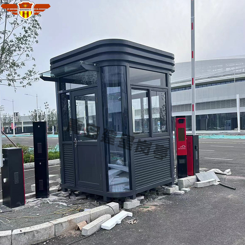 钢结构圆弧岗亭