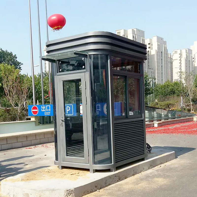 钢结构圆弧岗亭