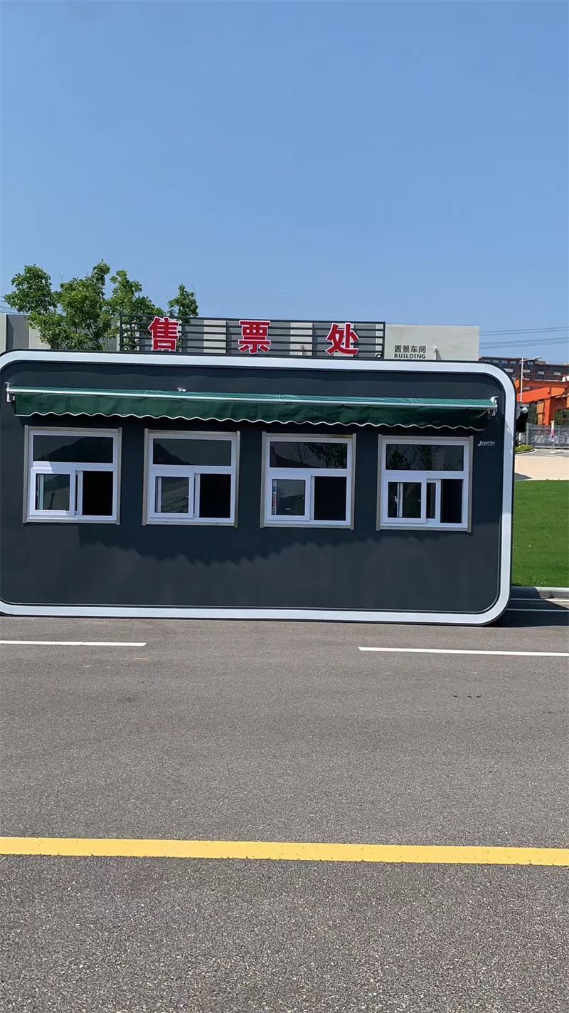 钢结构圆弧岗亭