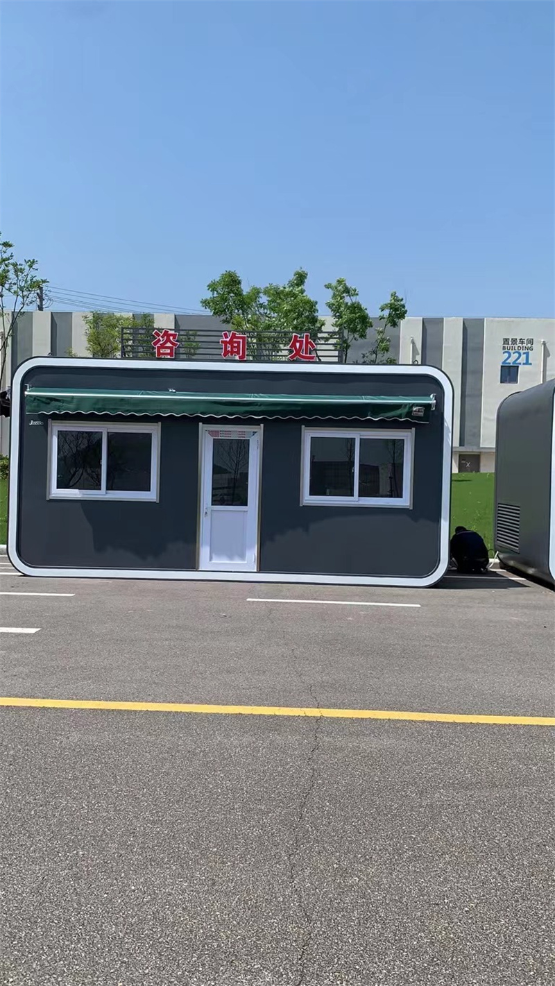 钢结构圆弧岗亭