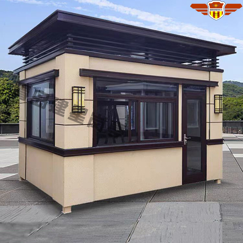 钢结构真石漆岗亭