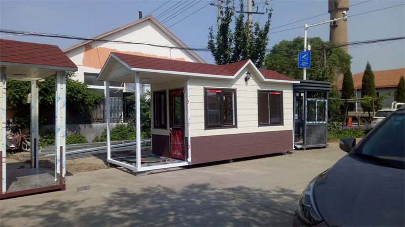 金属雕花板岗亭