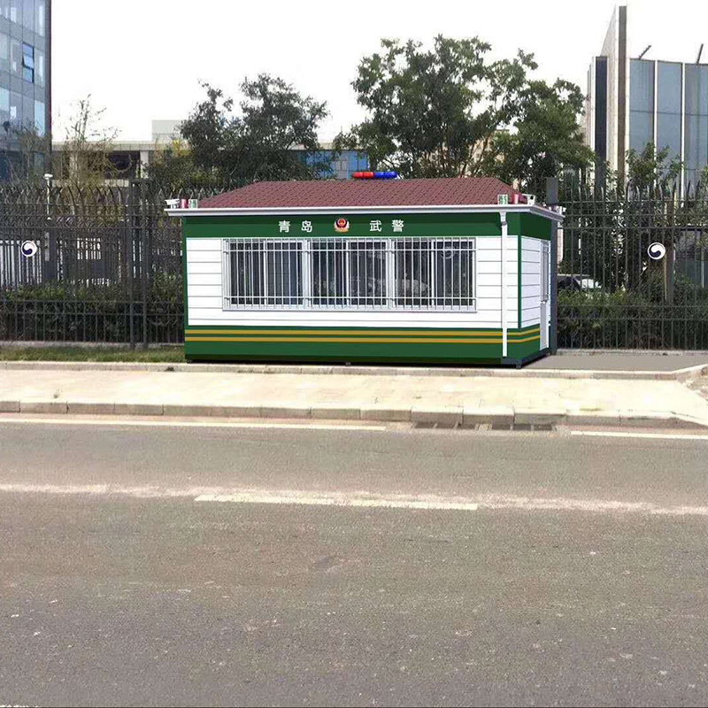金属雕花板岗亭